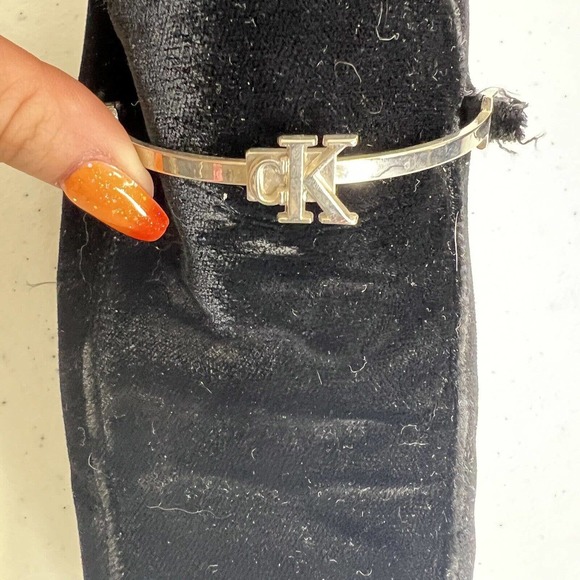 Vintage Calvin Klein Womens Black Velvet Horsebit Loafer Size 8 - Picture 11 of 12